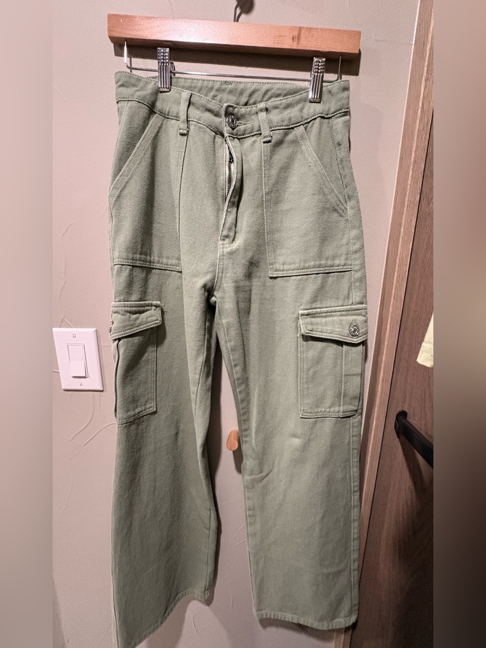 CIDER Sage Green Cargo Pants